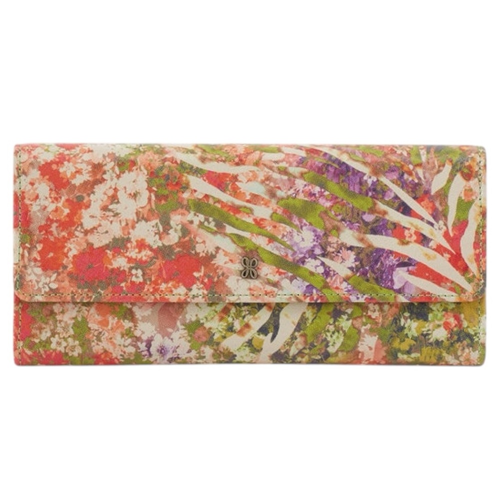 HOBO NWT  Leather Floral Multicolor Women's Wallet